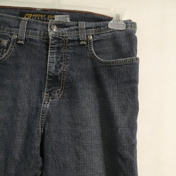POINT ZERO JEANSWEAR | size 32 | Blue Denim Jeans | Made In Canada - Picture 5 of 16